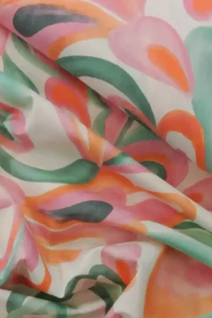 Achat Immédiat Batiste de coton - Floral splash