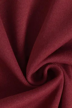 2x2 Bordures Uni – rouge bordeaux En Vogue