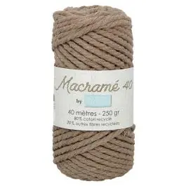 Cordon Coton Macramé 40m - Marron Seulement Aujourd’hui