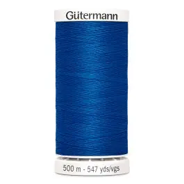 Achat Immédiat Fil Gütermann Pour tout coudre 500m - Bleu roi