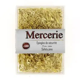 Achat Immédiat Epingles de sécurité Or 22 mm - Environ 500 épingles