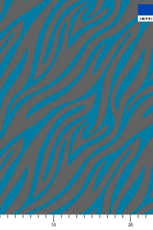 Zébrure gris - Fond bleu Nouvelle Collection