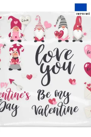 Achat Immédiat Planche DTF de transfert textile motif gnome st valentin