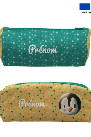 Achat Immédiat Kit trousses scolaires personnalisées - Animaux du froid Pingouin - Création Stillistic