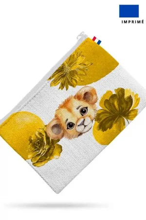 Achat Immédiat Kit pochette motif lionceau aquarelle