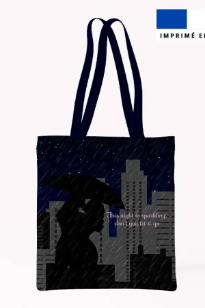 Achat Immédiat Coupon pour tote-bag motif feux d'artifices era violet