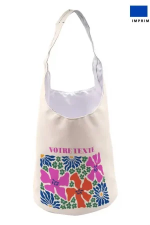 Achat Immédiat Kit sac seau personnalisé - Flowers multicolore SAXO