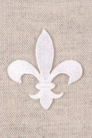 Achat Immédiat Ecusson fleur de lys - Blanc