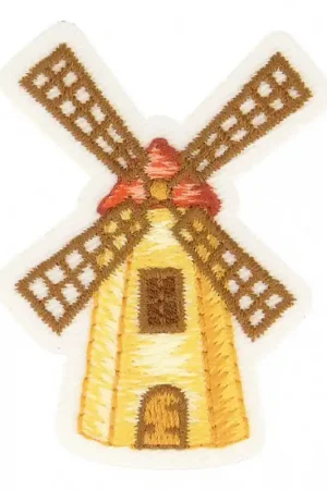 Achat Immédiat Ecusson thème la ferme - Moulin