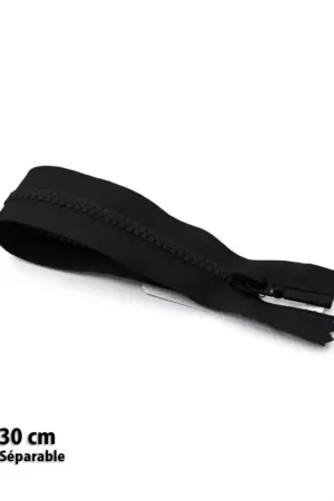 Achat Immédiat Fermeture Eclair ® injectée noir 30cm