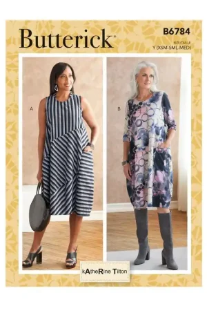 Achat Immédiat Patron Butterick 6784/ZZ - Robe