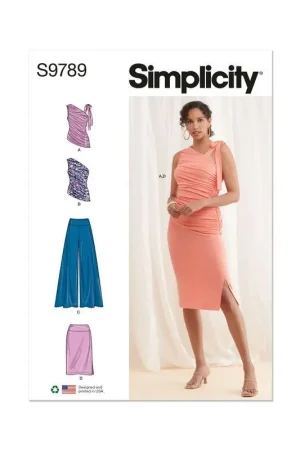 Achat Immédiat Patron Simplicity 9789.P5 - Haut, pantalon et jupe