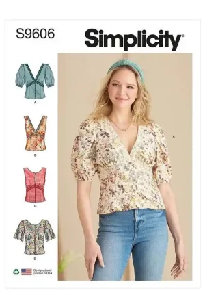 Achat Immédiat Patron Simplicity S9606.H5 - Chemisier pour jeunes filles