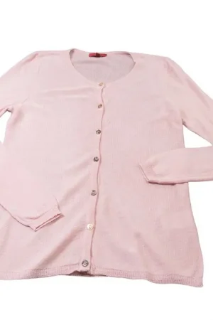 Achat Immédiat Gilet fin 100% Yak - Rose (Taille S)