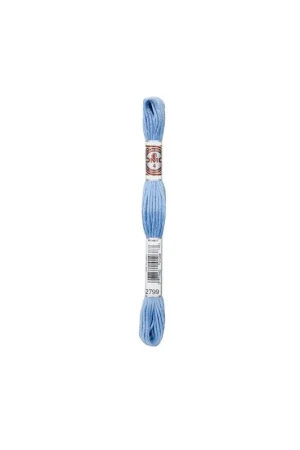 Echevette 10m DMC Fil retors mat canevas tapisserie 100% coton bleu 2799 Usine Directe