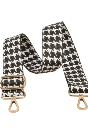 Bandoulière tendance 40x135cm noir blanc Top Vente