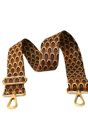 Bandoulière sangle paon 40x140cm noir Commande En Gros