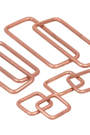Lot de 2 passants métal pour sac bronze Produit De Marque