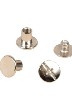 Lot de 8 vis Chicago 10x6mm argent Offre Du Jour