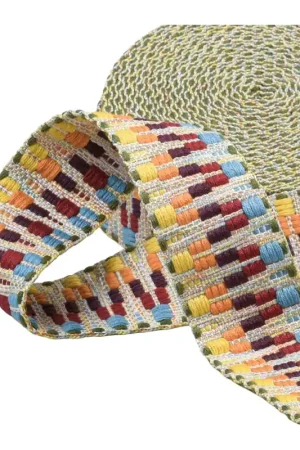 Remise Sangle ethnique 38mm multicolore au mètre