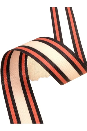 Premium Sangle à rayures / stripes beige 40mm au mètre