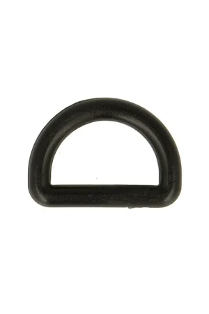 Commander Vite Anneaux en D pour Sangle / bandoulière sac 20mm noir