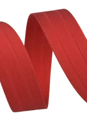Sangle gros grain 30mm rouge au mètre Bon Marché