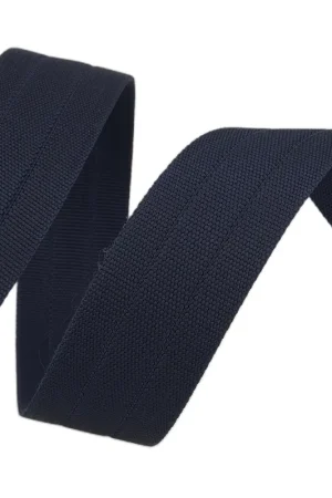 Sangle gros grain 30mm marine au mètre Nouvelle Collection