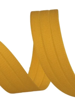 Sangle gros grain 30mm moutarde au mètre Tendance