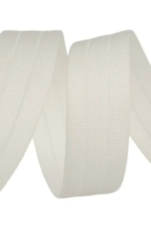 Solde Sangle gros grain 30mm blanc au mètre