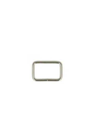 Lot de 2 passants métal 25mm couleur argent Artisanat