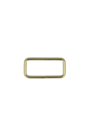 Lot de 2 passants métal 38mm couleur or Gros Lot