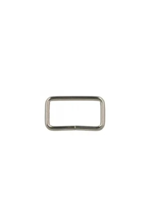 Lot de 2 passants métal 32mm couleur argent Retour Gratuit