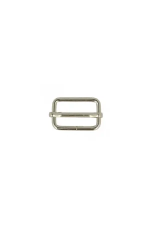 Dernière Chance Lot de 2 boucles de réglages 2,5cm couleur argent