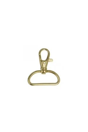 Lot 2 mousquetons sangle couleur or 3cm Offre Spéciale