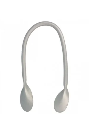 Livraison Mondiale Lot de 2 anses de sac modernes60 cm couleur argent