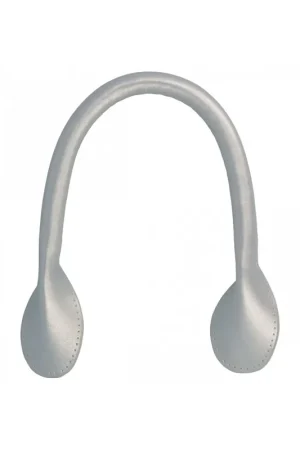Lot de 2 anses de sac modernes 38 cm argent Paiement Sécurisé
