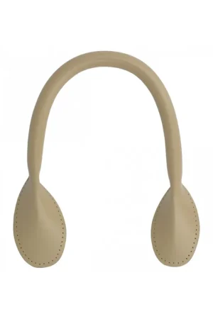 Lot de 2 anses de sac modernes 38 cm taupe Achat Immédiat