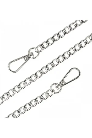 Populaire Bandoulière chaîne métal 60cm couleur argent
