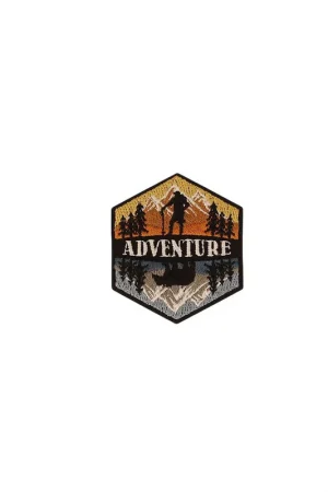 Achat Immédiat Lot de 3 écussons thermocollants outdoor 4,5cm x5,1cm adventure