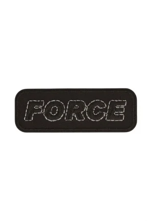 Achat Immédiat Lot de 3 écussons thermocollants force noir 6,5cm x 2,3cm