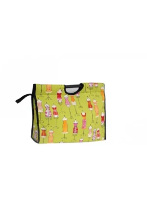 Sac à tricot en tissu matelassé 42cm mannequins verts Tendance