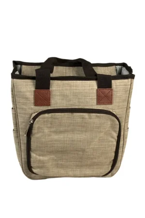 Prix Cassé Sac tricot marron antilope 23x26x14cm
