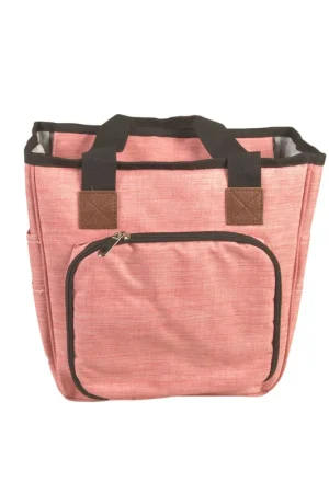 Sac tricot rose layette 23x26x14cm Nouvelle Collection