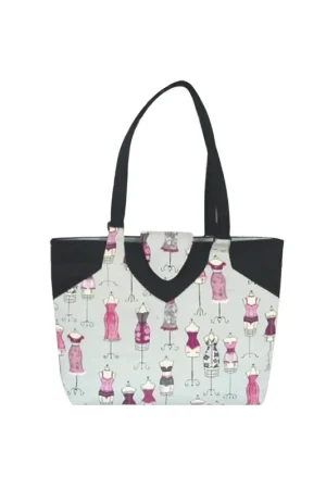 Vente Flash Sac couture/tricot 35cmx11cmx38cm couture gris et rose