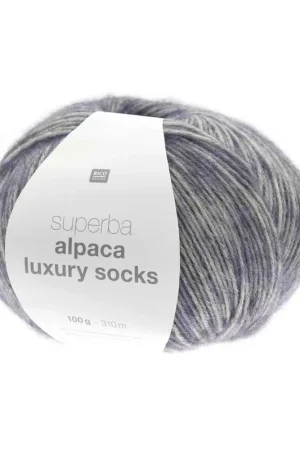 Prix Choc Pelote Rico socks superba alpaca luxury lilas