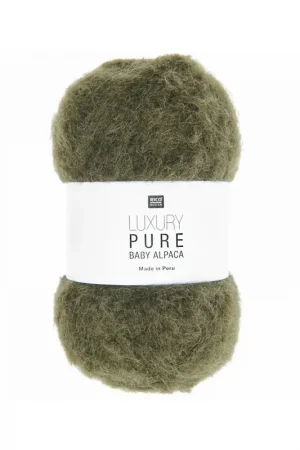 Achat Immédiat Pelote Luxury pure baby alpaca kaki