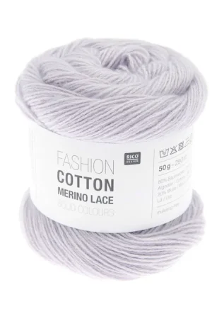 Satisfait Ou Remboursé Pelote Fashion cotton merino lace solid color lilas