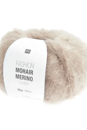 Tendance Pelote Fashion mohair merino chunky Praliné