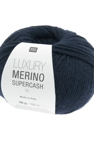 Vente Flash Pelote Luxury merino supercash dk bleu marine
